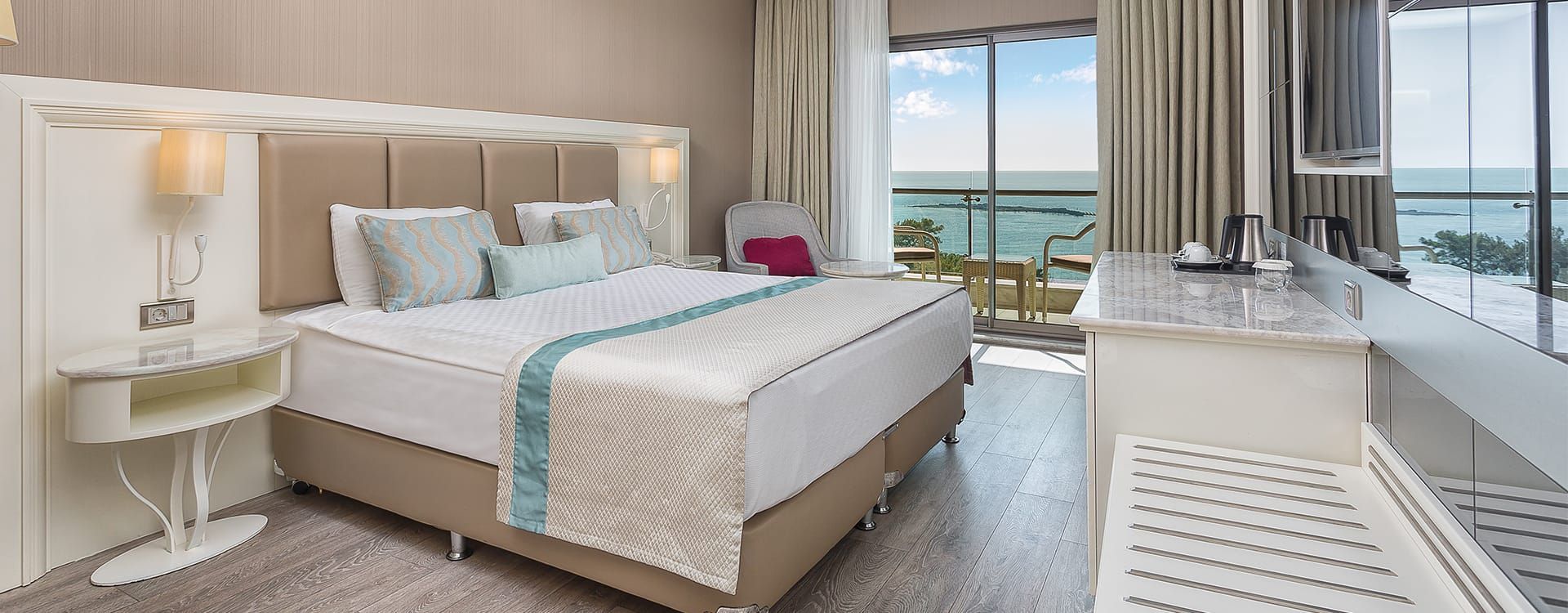 Family Suite (Sea View) at Light Upon Light: Türkiye 2027 - SEA VIEW SUITE WITH SEPARATE LIVING AREA — SLEEPS SEVEN